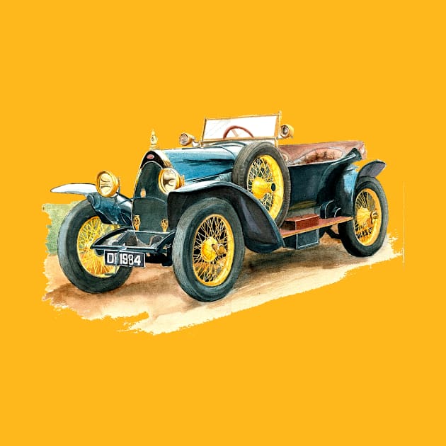 vintage car art by tedsox