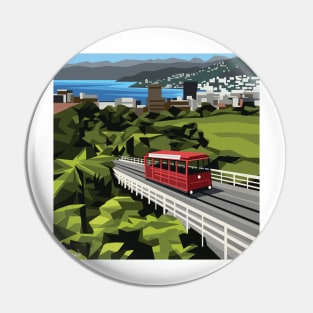 Wellington Tram Pin