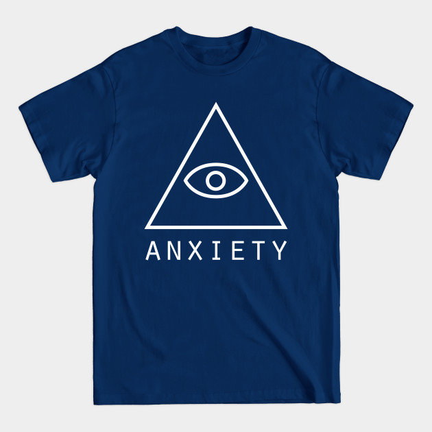 Anxiety - Aesthetic Vaporwave Pyramid - Vaporwave - T-Shirt