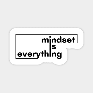 Mindset is everything design Magnet