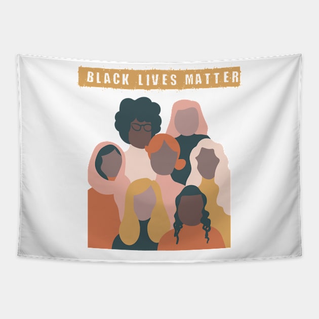 Black lives matter Tapestry by KMLdesign