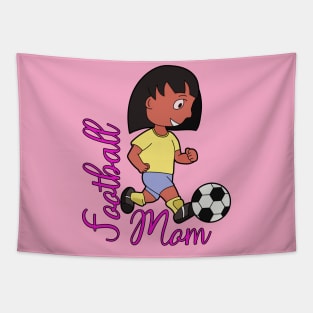 Football Mom Tapestry