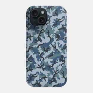 Navy Camouflage Pattern Phone Case