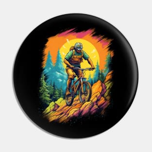 Mountain Biker Pin