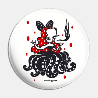 Octopus girl Pin