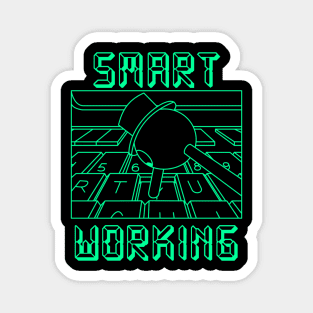 Smart Working (green) Magnet