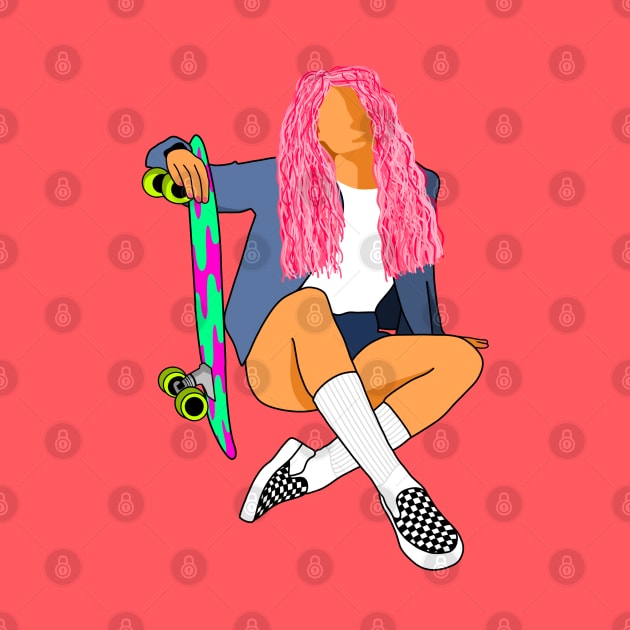 SK8 Girl by cariespositodesign