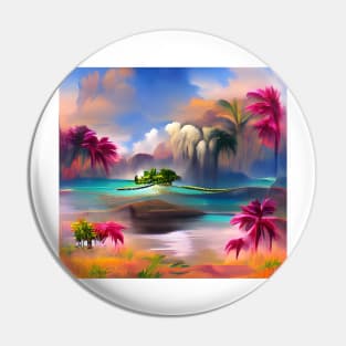 Tropical Paradise Pin