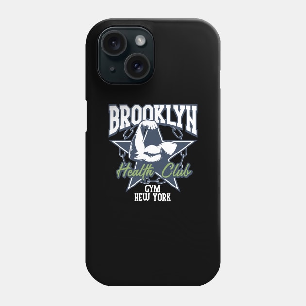 Brooklyn Health Club Phone Case by JabsCreative