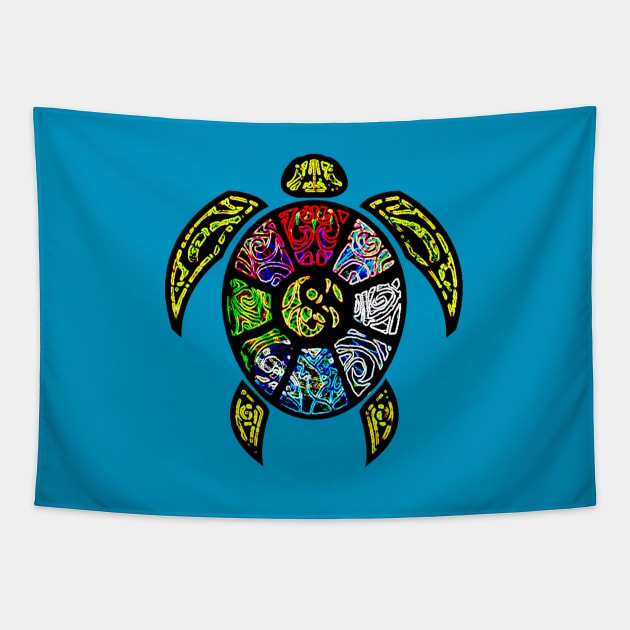 Turtle Bagua Tapestry by Jan4insight TeeStore