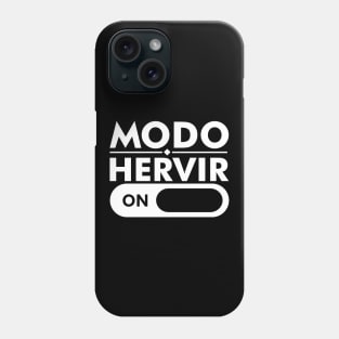 Modo hervir ON frases de juan diego gomez Phone Case