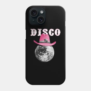 Pink Cowgirl Disco Phone Case