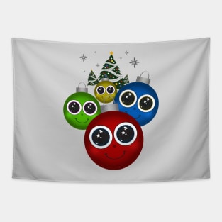 Christmas Ornaments Tapestry