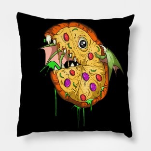 Scary Fish Toppings Pizza Pillow