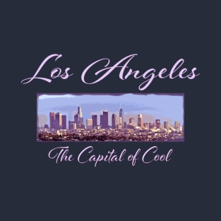 Los Angeles - The Capital of Cool - LA - California Retro Design T-Shirt