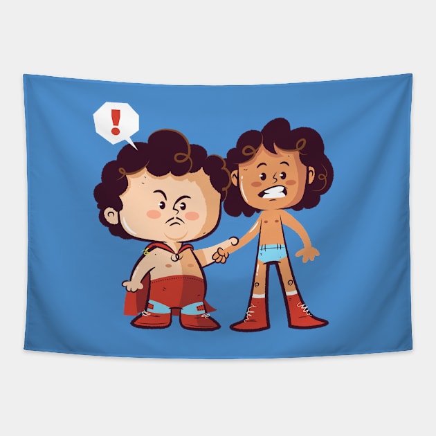 Let's Go Pro Pals Tapestry by TanoshiBoy