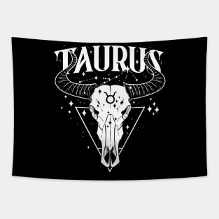 TAURUS Animal Green Witch Shirt Skull Astrologers Tapestry