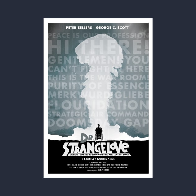 Dr. Strangelove alternative movie poster by chrisayerscreative