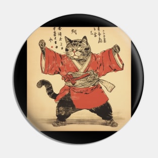 Edo cat Pin