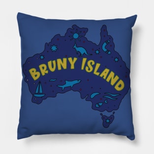 AUSSIE MAP BRUNY ISLAND Pillow