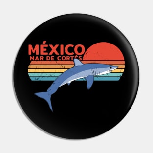 México Sea of Cortez Mako Shark Pin