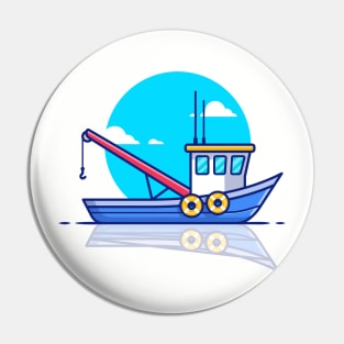 Trawler Boat Ship Pin