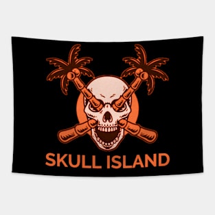 Skull island fc Tapestry