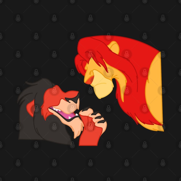 Simba and Scar by VinylPatch