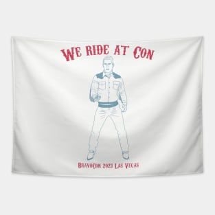 BravoCon "We Ride at Con!" - Andy Cohen Tapestry