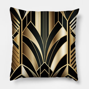 Black and Gold Pillow