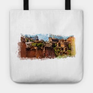 Rome city art #rome Tote