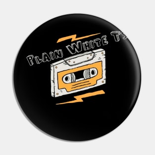 Vintage -Plain White Ts Pin