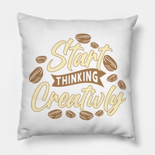 Start Creativly With Coffee Pillow