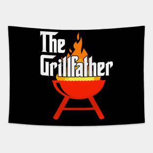 The Grillfather! BBQ, Grilling, Outdoor Cooking Tapestry