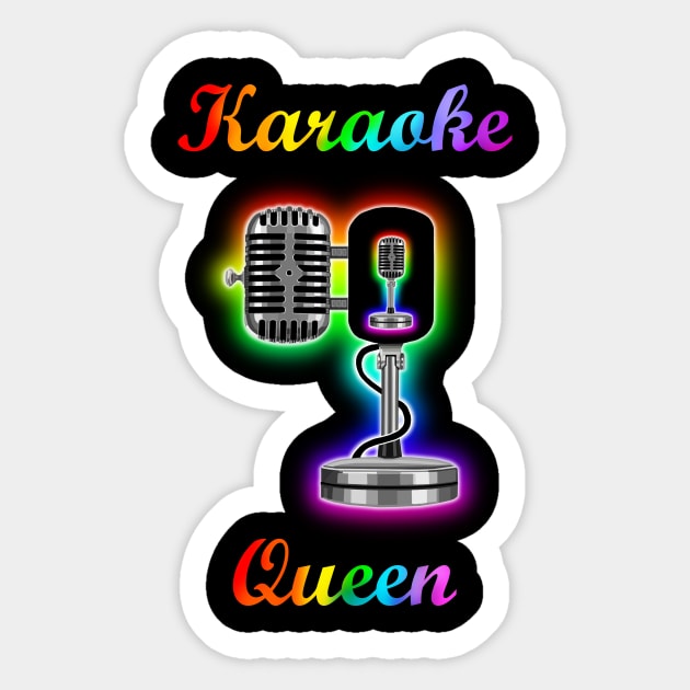 Sticker Microphone pour karaoké 