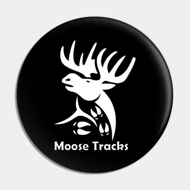 Moose Tracks Pin by CritterCommand