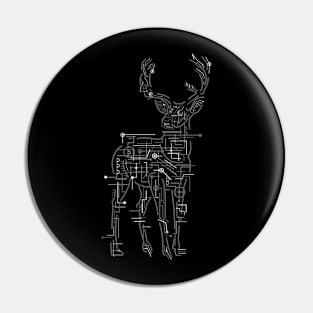 Electric Deer Pin