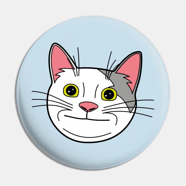 Polite Cat Meme Pin by Sashen