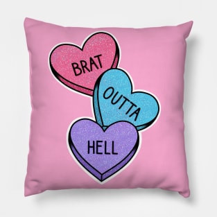 Brat Outta Hell Pillow