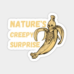 Banana Skeleton - Nature's Creepy Surprise Magnet