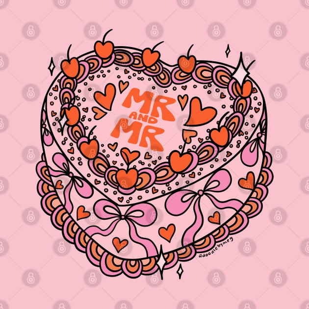 Mr. and Mr. Cake by Doodle by Meg