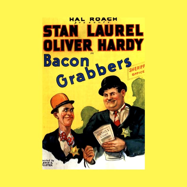 Vintage Comedy Movie Poster - Bacon Grabbers by Starbase79