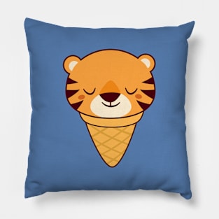 Kawaii Cute Tiger Ice Cream Pillow