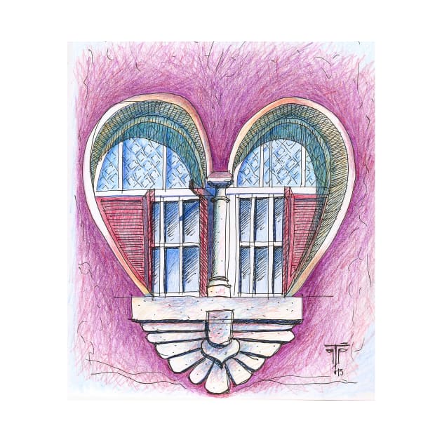 window to the heart. Janela para o coração by terezadelpilar