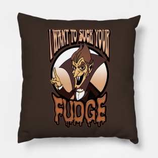 Count Chocula Slogan Pillow