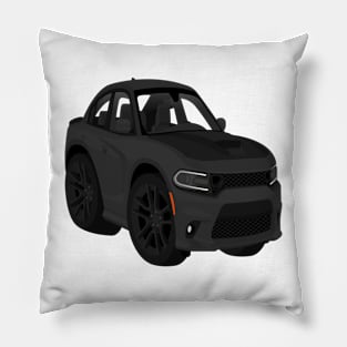 Charge Dark-Grey + Black hood Pillow