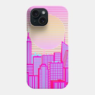 Hello New York Pink Skies Phone Case