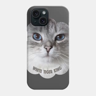 White Tiger King Phone Case