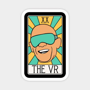 The VR  - Virtual Reality Tarot Card - Michel Foucault Philosophy Magnet