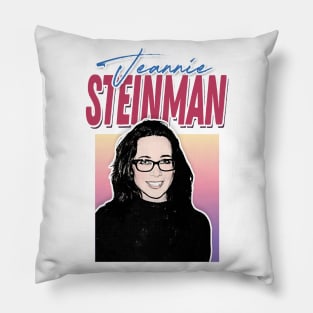 Jeannie Steinman / 90s Retro Fan Design Pillow